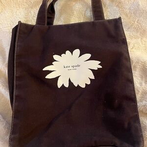 Kate Spade Brown Tote Bag with Green floral lining